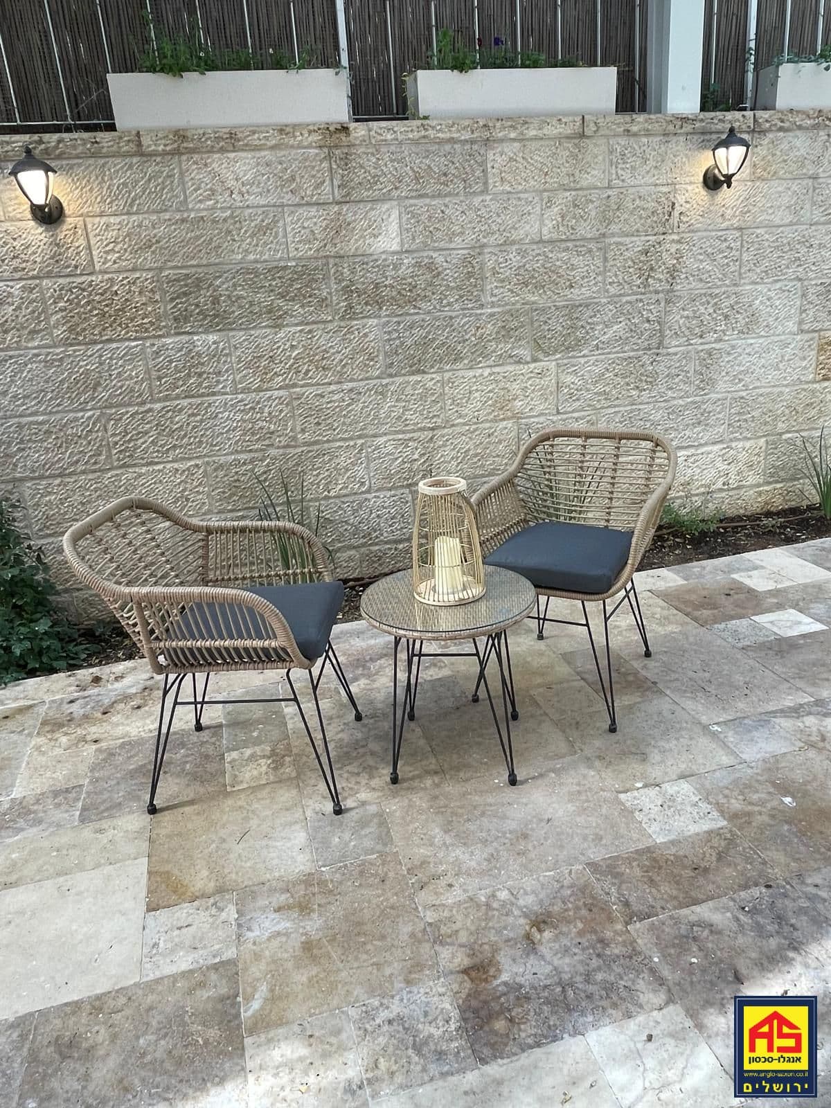 דירת גן 4 חדרים, רחל אמנו, מושבה יונית, ירושלים