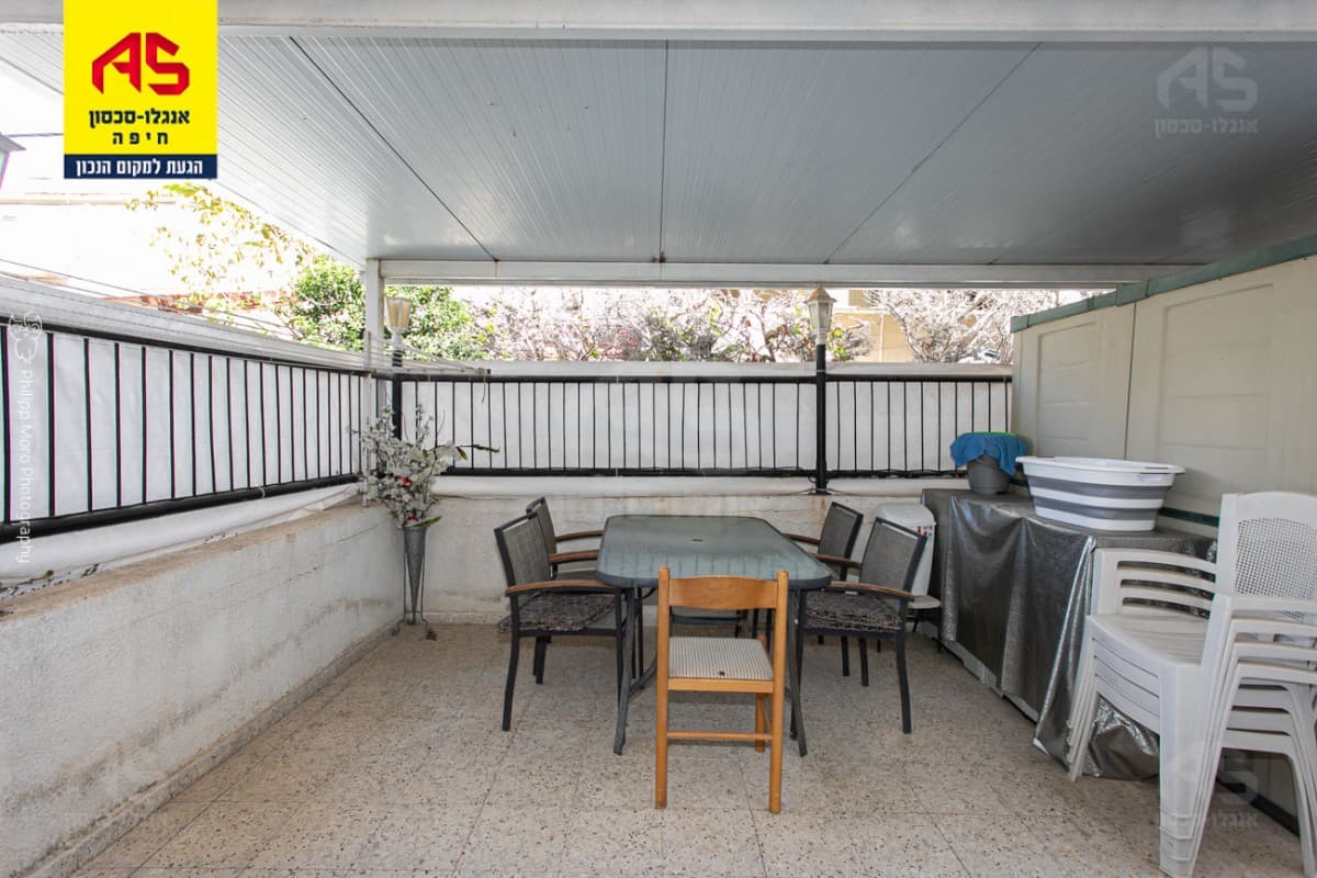 דירת גן 4 חדרים, המלך שלמה 41, נווה דוד, חיפה