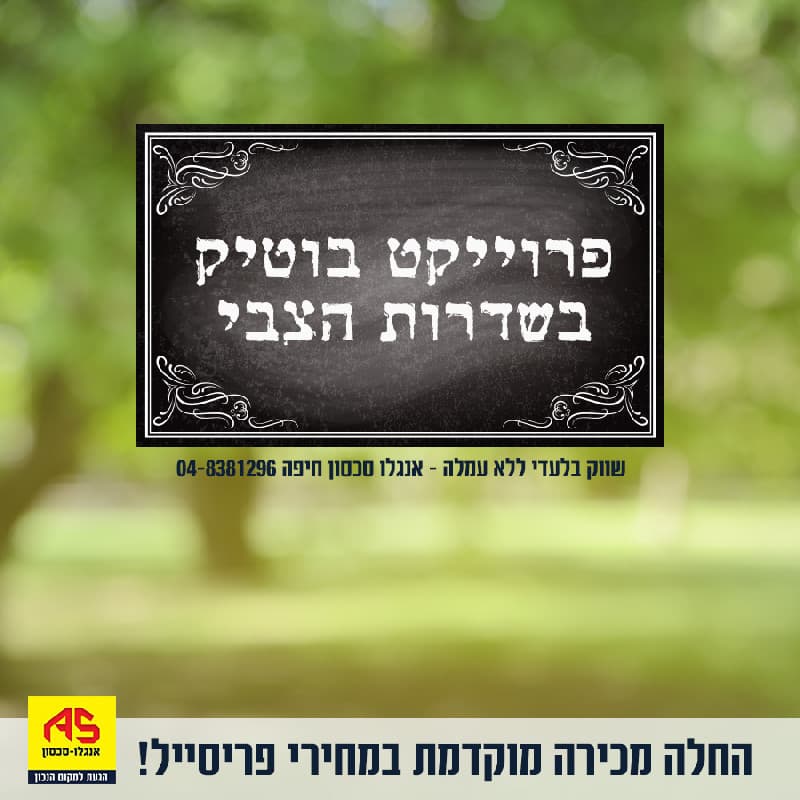 דירה 5 חדרים, הצבי, כרמל מרכזי, חיפה