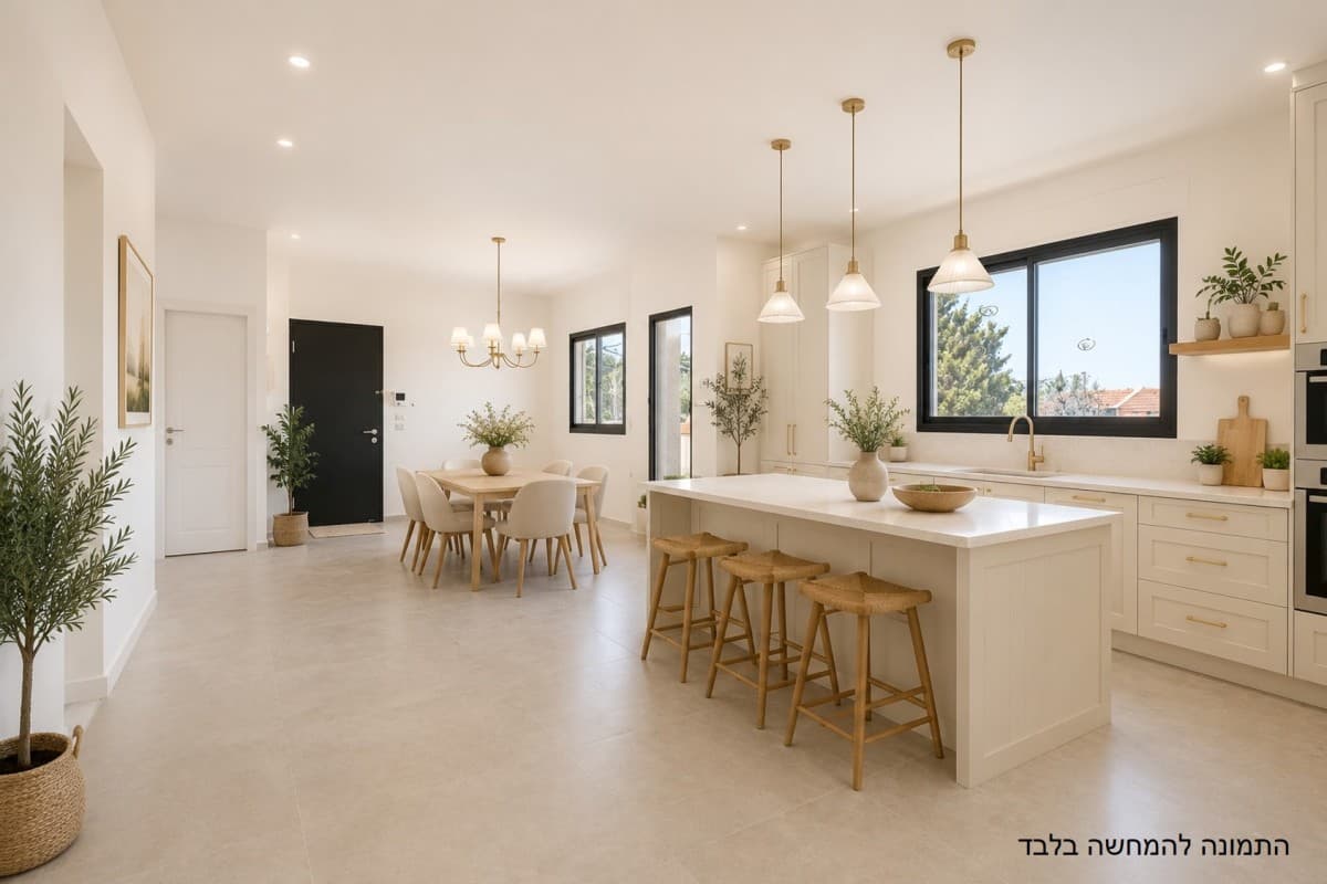 דירה 8 חדרים, פדויים 1, נווה מרחב, פרדס חנה כרכור