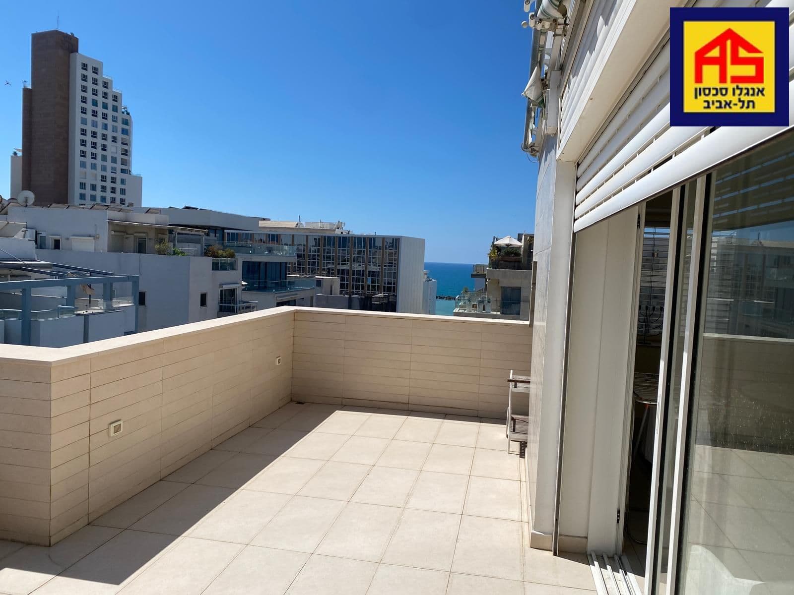 דירת גג 4 חדרים, פרישמן, הצפון הישן, תל אביב יפו